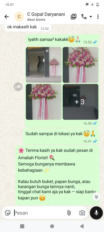 Pengiriman Karangan Bunga Rowolaku Kajen