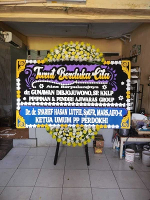 Papan Bunga di Rowolaku Kajen